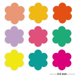 Summer Flower Cutouts for Bulletin Board Back to School Cutout for Classroom Decor DIY Crafts 90 Pcs