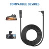 YQMAJIM 2.5mm Dash Cam Rear View Camera Extension Cable, (6Ft