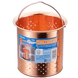 Takekoshi H-475 Pure Copper Drain Waste Strainer Deep Type
