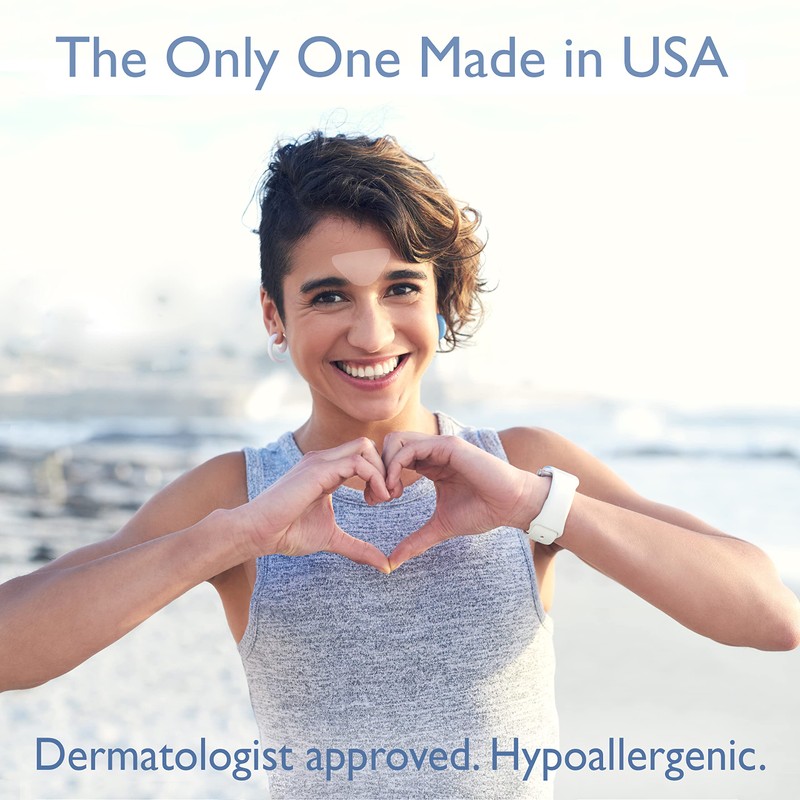 Facial Smoothies, Wide Triangular Strips for Wrinkle Removal, 144 Triangular