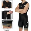 FDX Cycling Bib Shorts Men’s - 3D Gel Chamois Padded