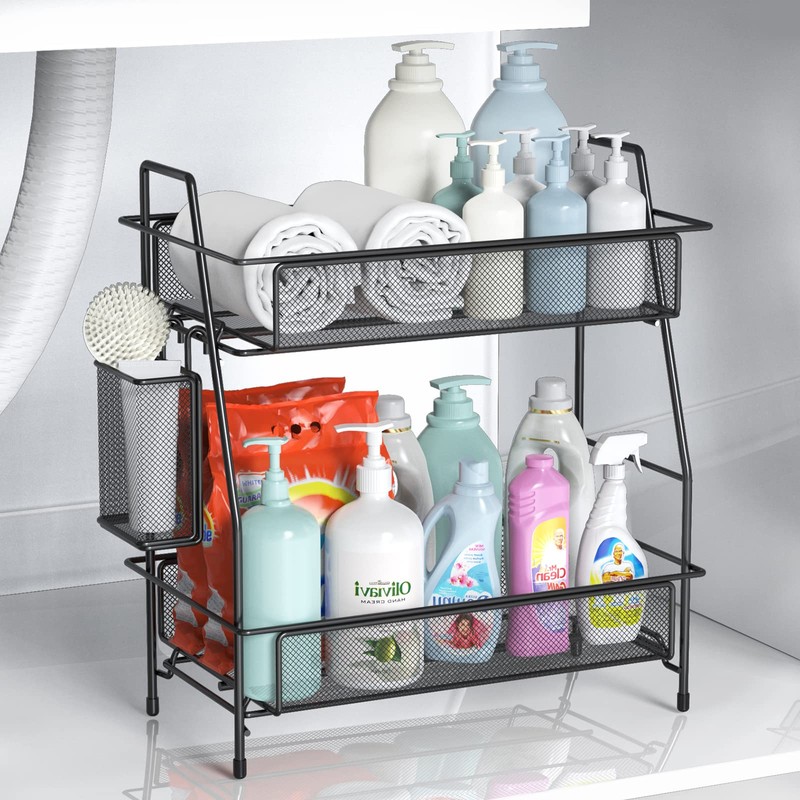 LEMIKKLE Large Countertop organizer for bathroom counter, bathroom organizers and