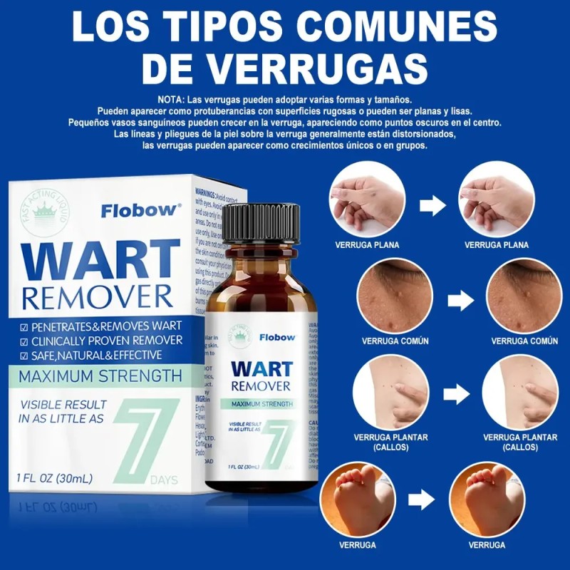 Sistema De Verruga Elimina Plantar Y Comunes 30ml