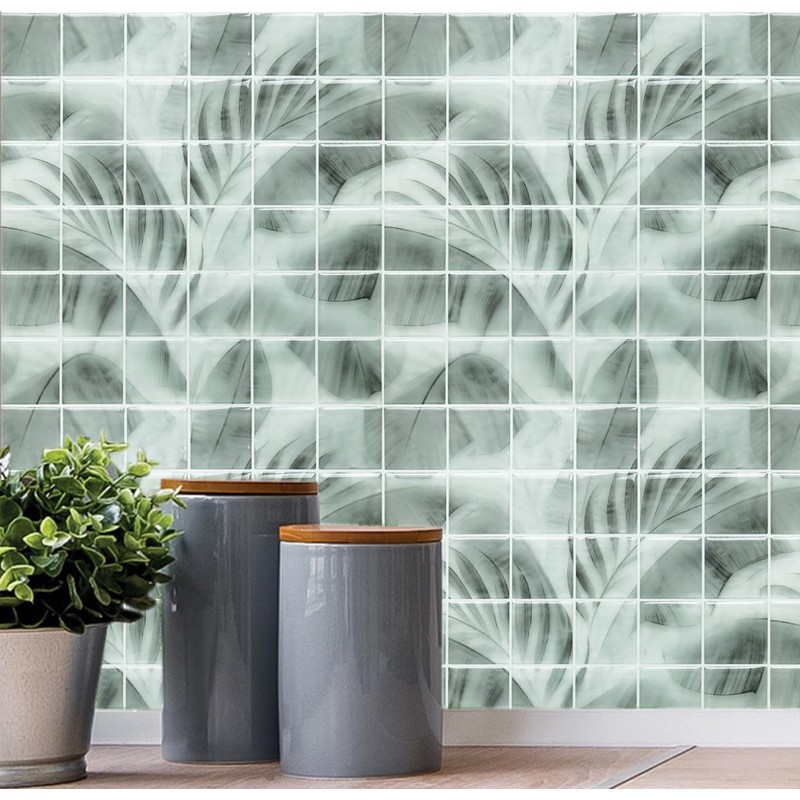 YOFUN Peel and Stick Backsplash - Gray 3D Self Adhesive