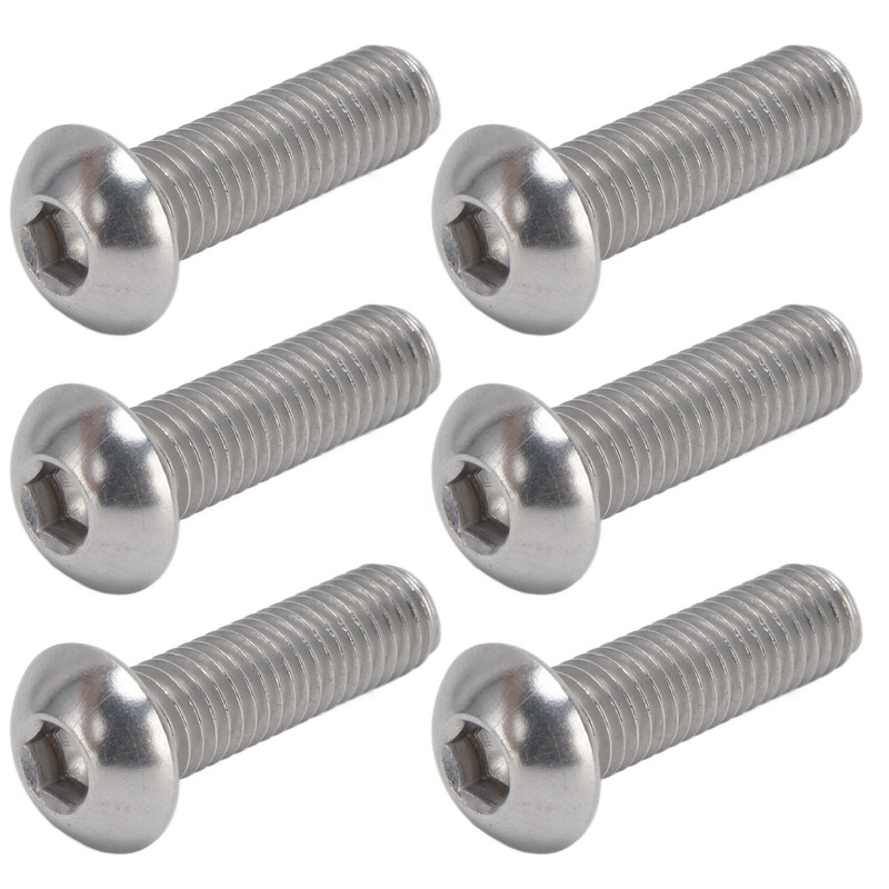 30Pcs Hex Socket Button Head Screw A2 Stainless Steel M10x1.5
