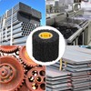 QWORK 4.5 x 4 Inch, 40 Grit Abrasive Wheel &