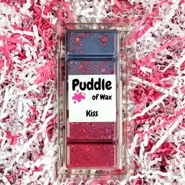 Puddle of Wax - Kiss Soy Wax Melt Snap Bar - 50g - Laundry Scent - Vegan Friendly - Made in the UK