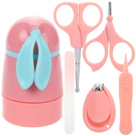 Kisangel Nail Clipper for Newborns Gentle Grooming Kit with Sharp Blades Cute Rabbit Case Manicure Tools Safe Efficient Nail Trimmer for Sensitive Fingers