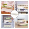 YeeXiang Food Storage Container Transparent Meal Prep Container Stackable Freezer