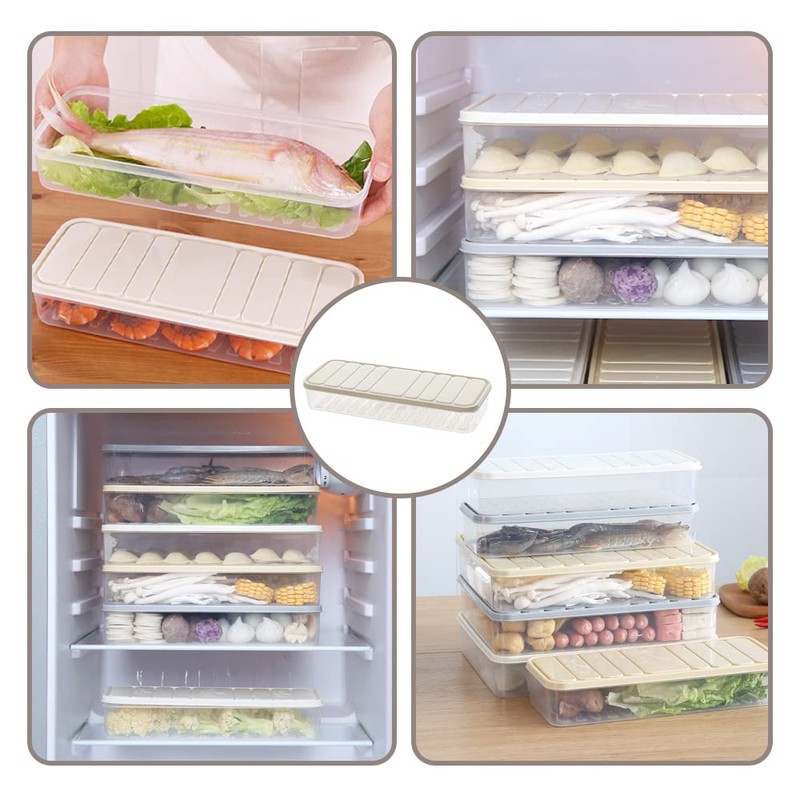 YeeXiang Food Storage Container Transparent Meal Prep Container Stackable Freezer