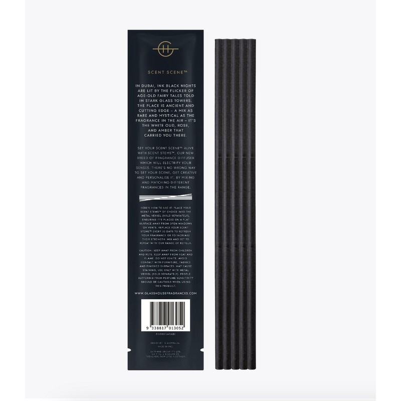 Glasshouse Fragrances ARABIAN NIGHTS Replacement Scent Stems x5