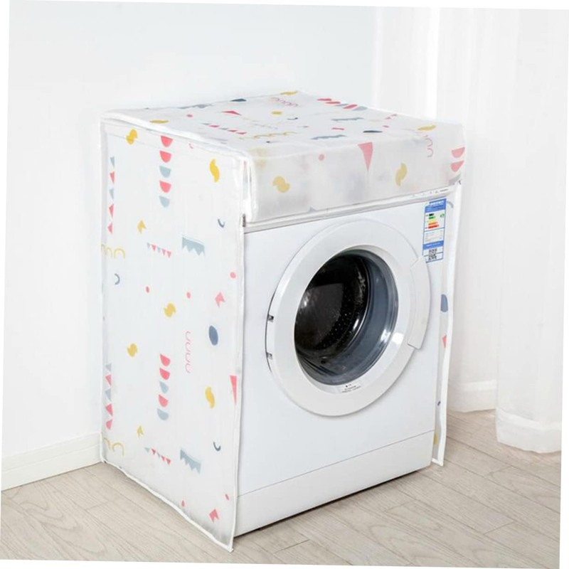 Zerodeko Washing Machine Case Zipper Peva Cover for Standard Washing