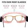 UKNOW Safety Goggles Over Glasses - Anti-Fog Clear Lens -
