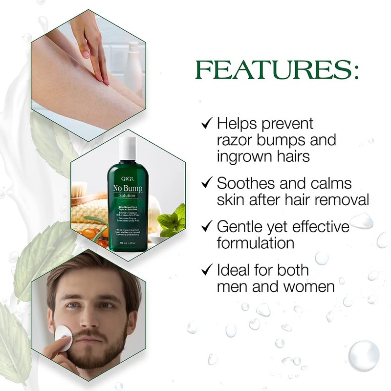 GiGi No Bump Tropical Solution, Liquid for Hair Removal 118ml