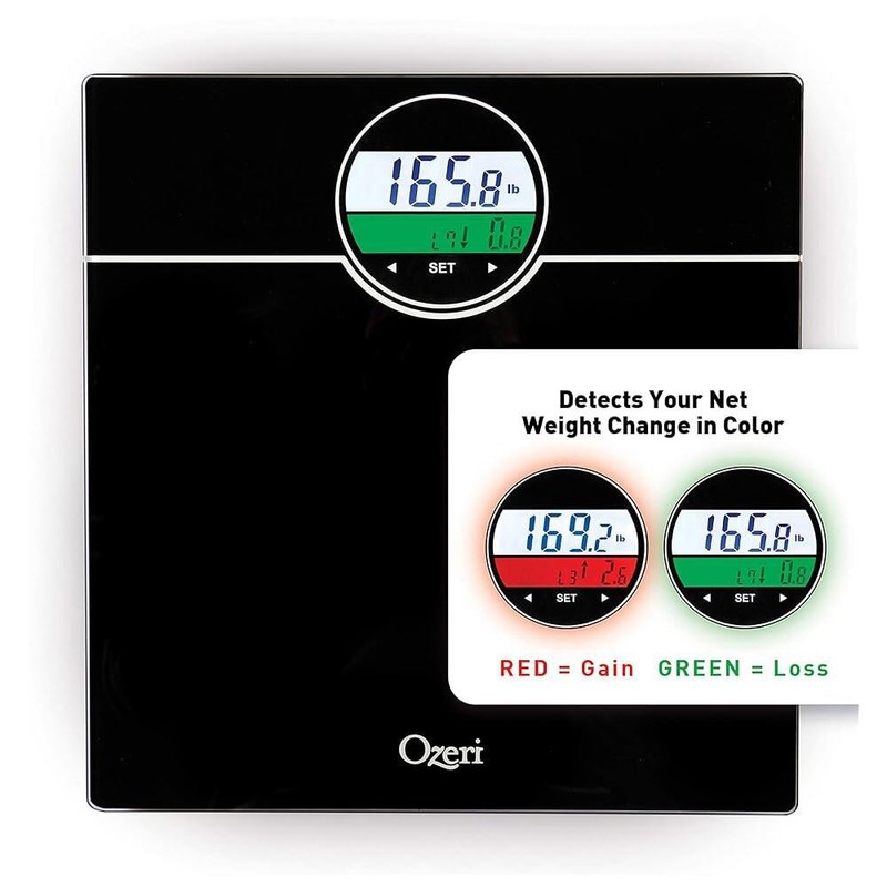 Ozeri 웨이트마스터 400파운드 체중계(BMI 및 체중 변화 감지 기능 포함)