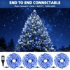 MZD8391 105FT 300 LEDs Blue White Christmas Lights Outdoor Indoor,