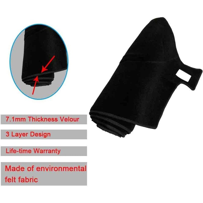 BLIBLIUNIT Dash Cover Mat Custom Fit for 2004-2006 Lexus RX330,2007-2009