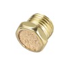 sourcing map Sintered Bronze Brass Housing G Flat Pneumatic Air