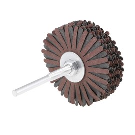 sourcing map Abrasive Fabric Flap Wheel Sanding Star 1/4 Inch Shank for Woodworking Root Carving Furniture Polishing 320 Grit