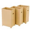 Earth Cardboard Cardboard Trash Can 15.6 gal (45 L) Outdoor