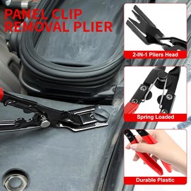 3 Pcs Auto Clip Pliers Set Door Trim Release Pliers Car Trim Removal Tool Pliers Fastener Rivets Remover with Storage Bag for Car Door Panel Dashboard