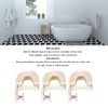 3Pcs Broom Mop Holder Self Adhesive Prevent Slip Multipurpose Wall