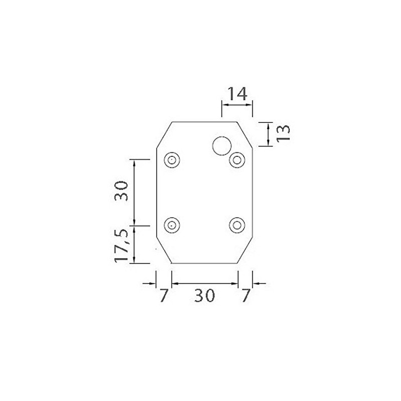 Aspöck Flexipoint 21-6511-007 Spout Yellow Pack of 4