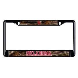 Craftique Oklahoma Plate_Frame (Domed CAMO OK Plate Frame (17576))