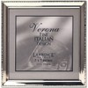 Lawrence Frames 11655 Polished Silver Plate 5x5 Picture Frame -