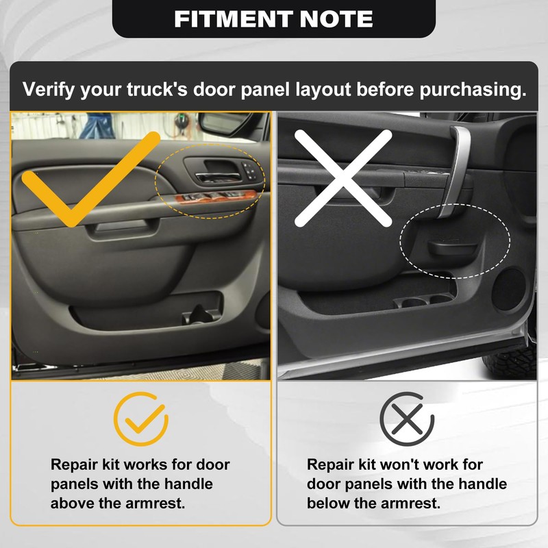 80994 Front Driver Side Door Armrest Handle Compatible with 2010-2014