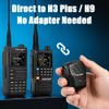 TIDRADIO Wireless Speaker Mic with Programmer Adapter,for 2-Pin K-Port GMRS/Ham