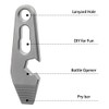 EDC Pry Bar, TC4 Titanium Keychain Multi Tool with Bottle