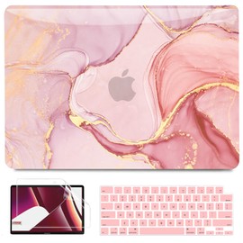 B BELK - Funda compatible con MacBook Pro de 14 pulgadas 2025 2024 2023 2022 2021 M4 M3 M2 M1 A3112 A3185 A3401 A2992 A2779 A2442, plástico Case+ Funda para teclado + protector de visualización
