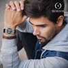 rorios Men's Watches Fashion Luminous Wrist Watch Analogue Quartz Watches