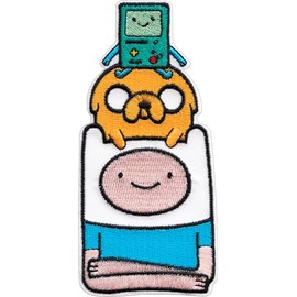 Adventure Time - Finn, Jake and BMO - Embroidered Iron On Patch
