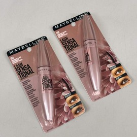 MAYBELLINE (2 PACK) Lengthening Lash Sensational Mascara .32 Fl Oz Black