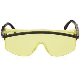 Honeywell Home Amber Safety Glasses, Scratch-Resistant, Half-Frame, Amber/Black (S145)