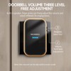 Self-Powered Doorbell Wireless Doorbell Waterproof Smart Doorbell with 36 Melodies