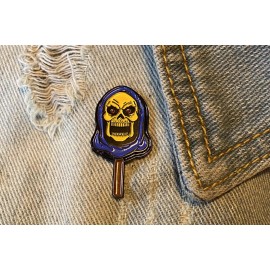 Handmade Enamel Brooch Lapel Pin Badge Masters Of The Universe Skeletor MOTU