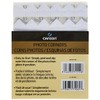 Canson Self Adhesive Photo Corners, Peel-Off Archival Quality, White, 252-Pack