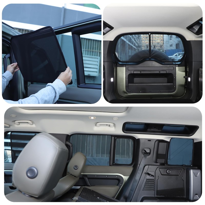 Car Window Shades Compatible with Land Rover Defender 110 2020-2025，Front