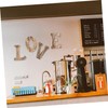 COHEALI 4pcs Rustic Decor Love Letters for Valentine's Day Weddings