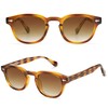 SOJOS Retro Small Round Sunglasses for Men Women Trendy Circle