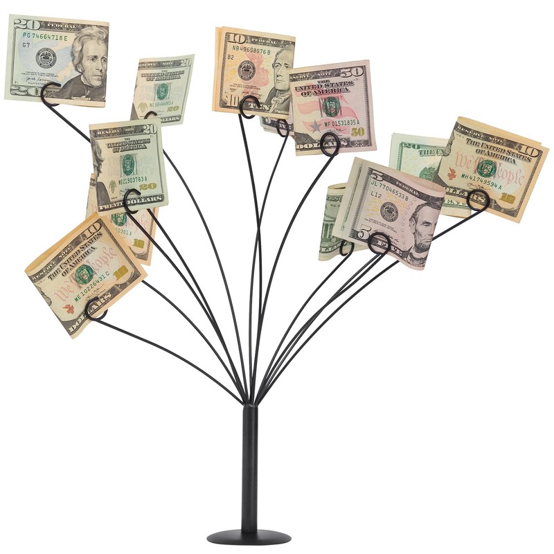 CraftyCrocodile Gift Card Tree Holder - Metal Display Stand with