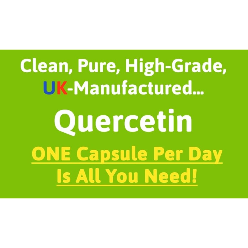 Quercetin 700mg Capsules Not Tablets High Strength Naturally High in