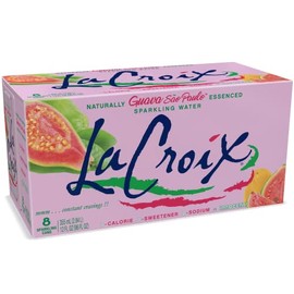La Croix Sparkling Water, Guava Sao Paulo, 12 Fl Oz (pack of 8)