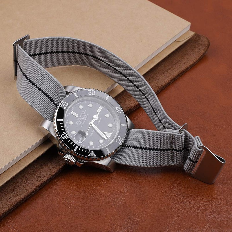 Onthelevel French Troops Parachute Bag for Nylon Elastic Belt Watchband