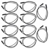 10 Sets 4mm Female to Female Banana Socket Test Lead