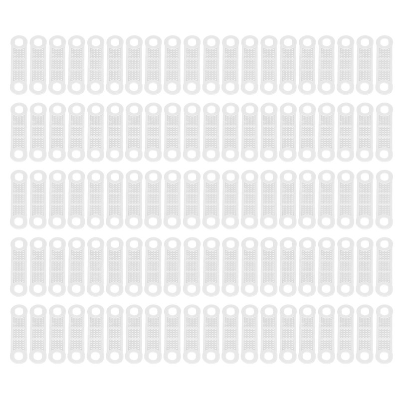 100pcs Clear Non Slip Silicone Clothes Hanger Grips Increased Friction