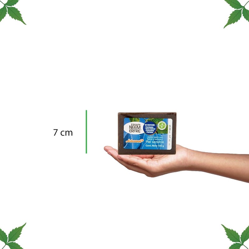NEEM ERFRE | Pack de 3 jabon natural para piel